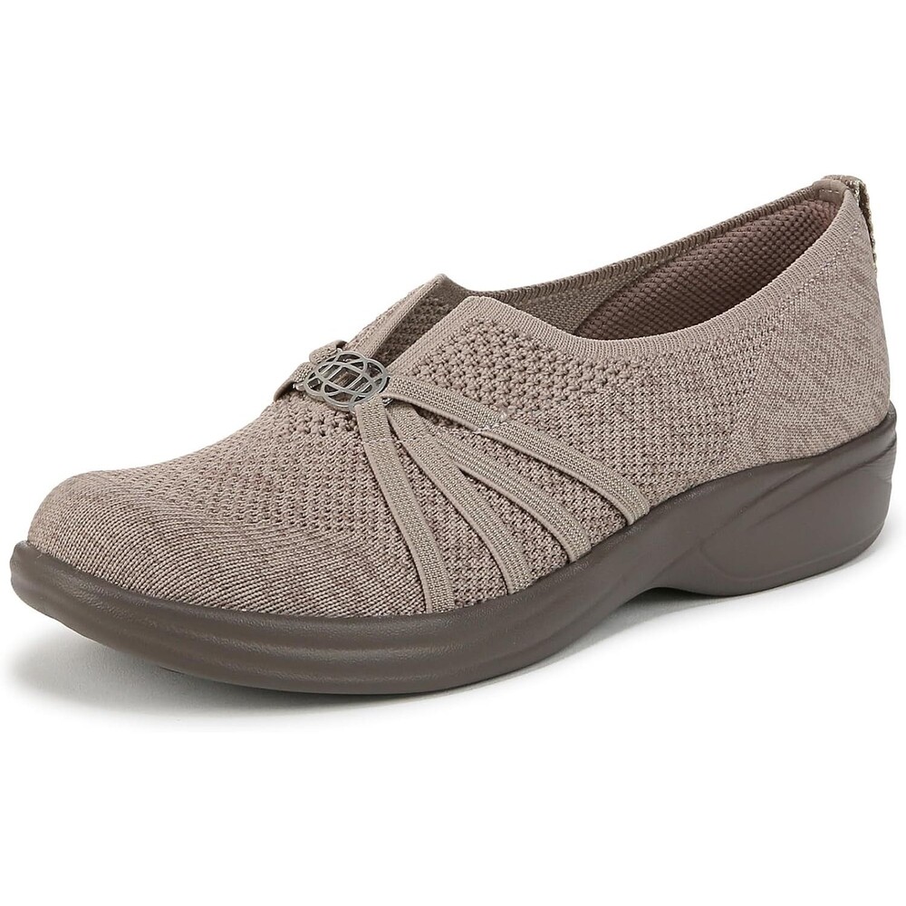 BZees Niche Knit Women's Loafer Taupe/Latte Size 8